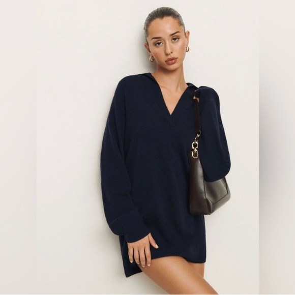 Reformation Dresses & Skirts - Reformation Maeve Cashmere Polo Dress